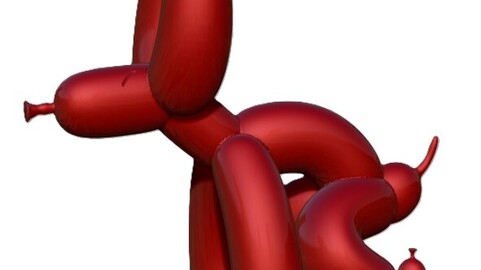 Pooping Balloon Dog 3d printable