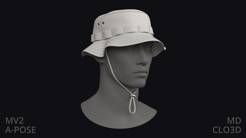 BASIC BUCKET HAT №2 – zpac obj fbx highpoly