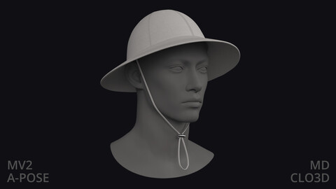 BASIC 6-PANEL HAT – zpac obj fbx highpoly