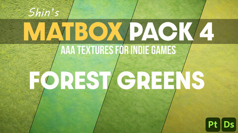 MATBOX PACK 4: FOREST GREENS - SUBSTANCE MATERIALS