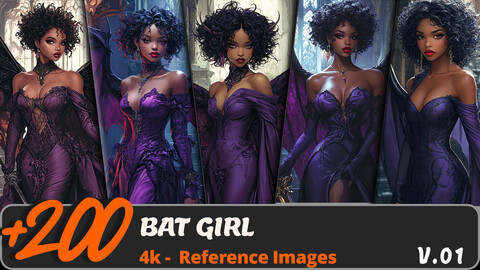 BAT GIRL VOL. 01/ 4K/ Reference Image