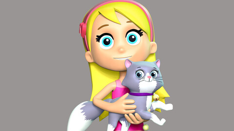 Katie And Cali Cat - PAW Patrol