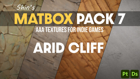 MATBOX PACK 7: ARID CLIFF - SUBSTANCE MATERIALS