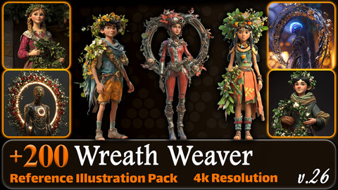 200 Wreath Weaver Reference Pack | 4K | v.26