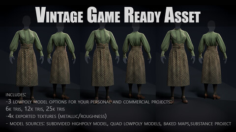 Vintage Game Ready Asset