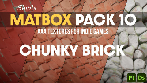 MATBOX PACK 10: CHUNKY BRICK - SUBSTANCE MATERIALS