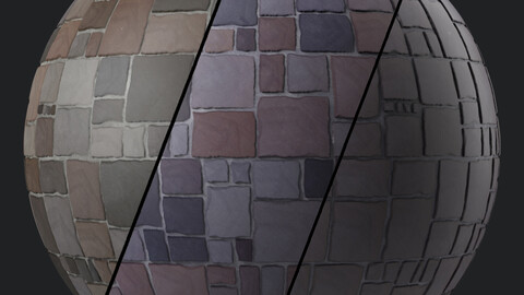 Stone Wall Materials 121- Sbsar Pbr 4k Seamless