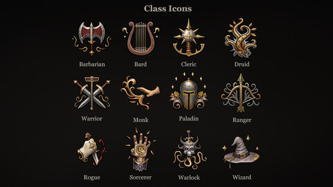 DnD game Icons.