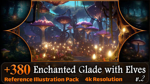 380 Enchanted Glade with Elves Reference Pack | 4K | v.2