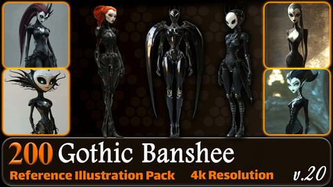 200 Gothic Banshee Reference Pack | 4K | v.20