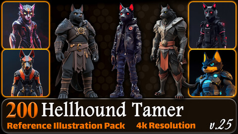 200 Hellhound Tamer Reference Pack | 4K | v.25