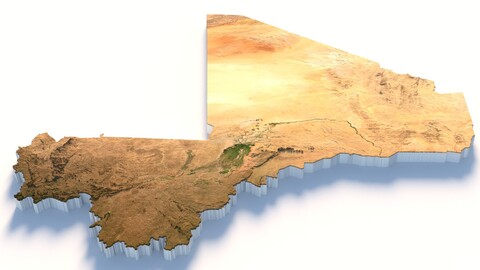 Mali Terrain Map