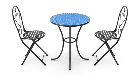 Mosaic Table and Chair Set