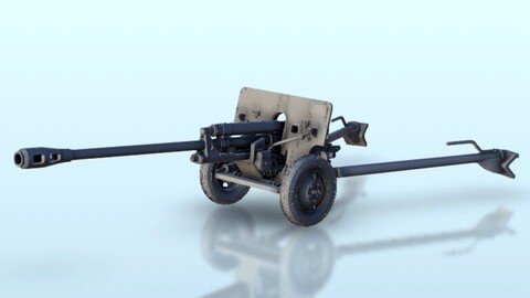 Zis-3 anti-tank cannon | STL for 3D Printing