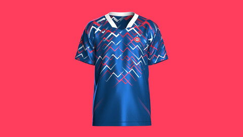 Soccer Printed Sports Jersey-Away Kit