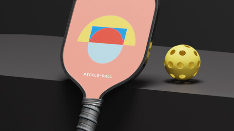 Pickleball paddle 3d Model