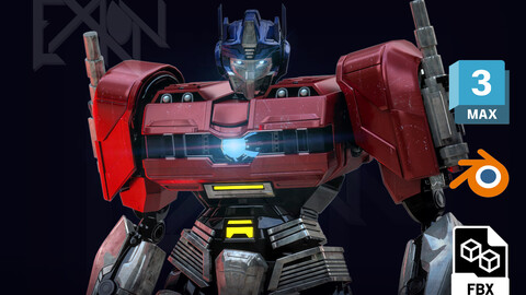 Transformers One Optimus Prime 3D model