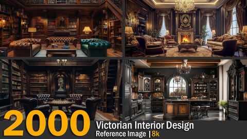 Victorian Interior Design  | Reference Images | 8K