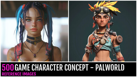 500 Game Character Concept - Palworld