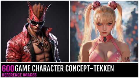 600 Game Character Concept - TEKKEN