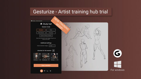 Gesturize - Artist training hub TRIAL