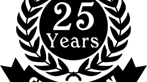 25 Years Celebration, svg vector file, laser cut file, cricut file, engraving file, cnc cut file, Eps file