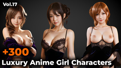 +300 Luxury Anime Girl Character Reference Images