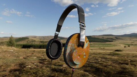 Painted Headphone