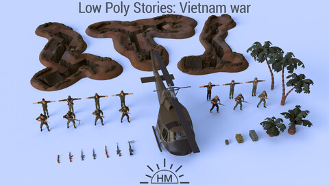 Low Poly Stories: Vietnam war