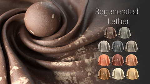 Regenerated Leather - 4K 15 Real Colors