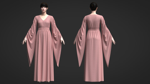 Elf Dress 2 3D Model