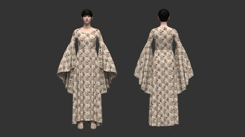 Elf Dress 3D Model