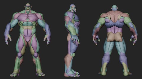 Orc Character  Blockout V1