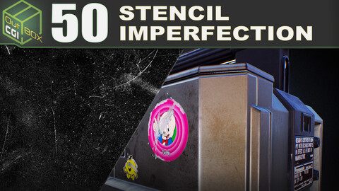 50 Stencil Imperfection for Substance Painter - 70% RELEASE DISCOUNT