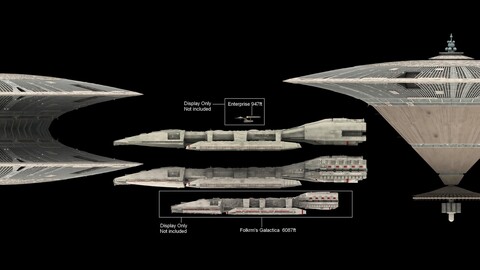 Battlestar Galactica Hybrid Pack Lightwave3d & obj