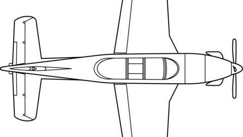 Beechcraft T-34C Top, svg vector file, laser cut file, cricut file, engraving file, cnc cut file, Eps file