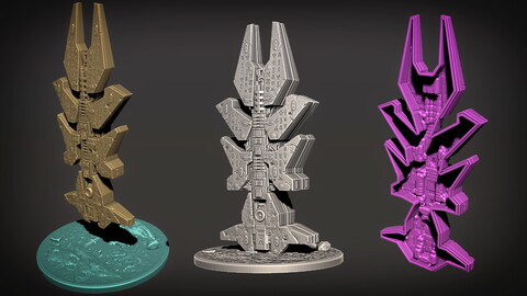 Kyriarchy Alliance Monolith 02 - 3D Print Ready - .OBJ, .STL files