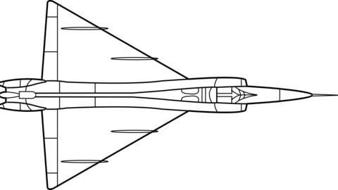 Convair F 102A Delta, svg vector file, laser cut file, cricut file, engraving file, cnc cut file, Eps file