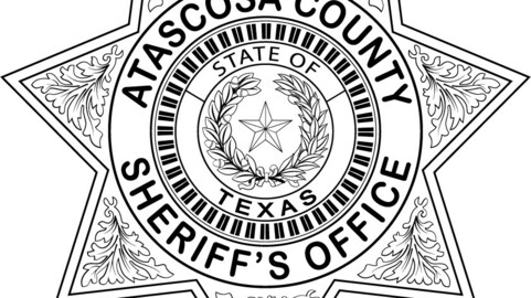 Atascosa County Sheriffs office badge Texas vector svg file for laser engraving, CNC router, fiber laser engraving, laser cutting, Cricut digital cutting machine file.