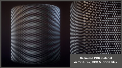 Seamless speaker grill mesh textures