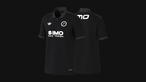 ADIDAS - 24/25 ELITE THIRDS JERSEY MOCKUP for CLO3D and Marvelous Designer