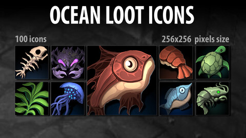 Ocean Loot Icons