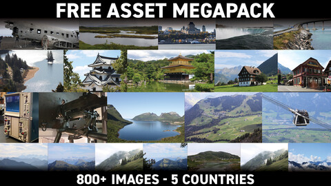 800+ Free Reference Images Megapack