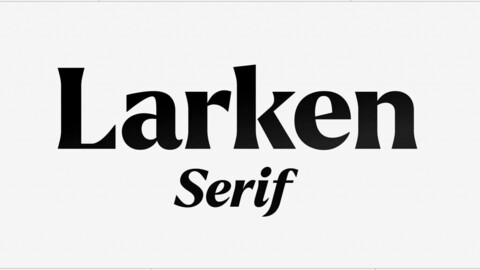 Larken Serif Font