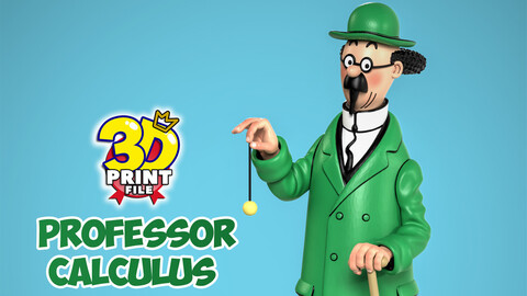 Professor Calculus 3D model