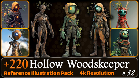 220 Hollow Woodskeeper Reference Pack | 4K | v.32