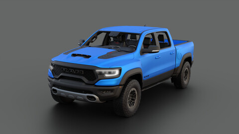 2021 Ram 1500 TRX | free download | Realistic Textured file