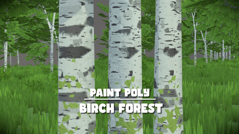 Birch Forest - Game Ready with LODs