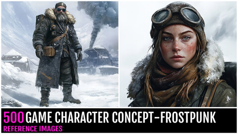 500 Game Character Concept - FROSTPUNK