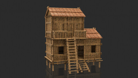 Bamboo House 5 - Jungle Hut